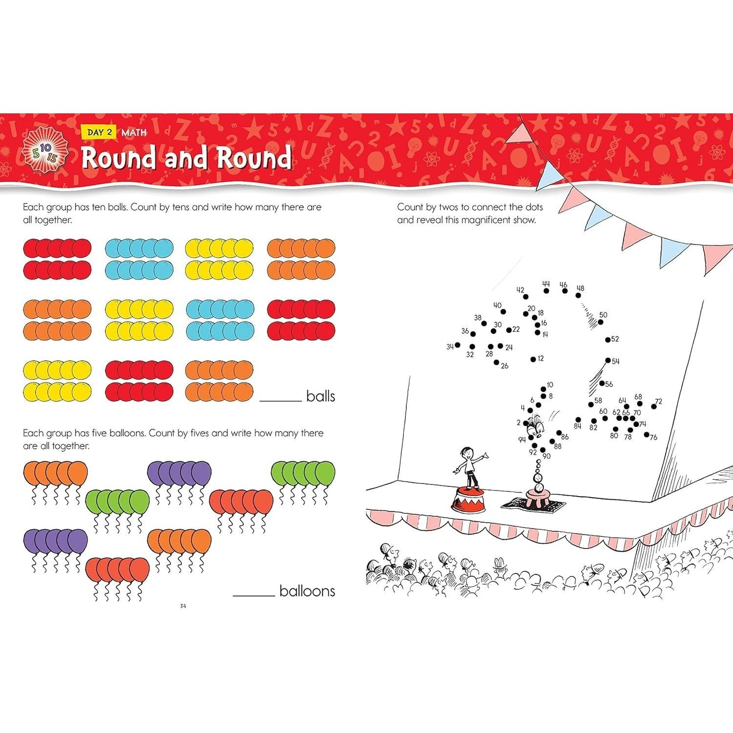 Summer with Seuss Workbook: Grades 1-2 (Dr. Seuss Workbooks) (Spiral Bound)