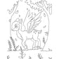 Cute Fantasy Creatures: A Magical Coloring Book