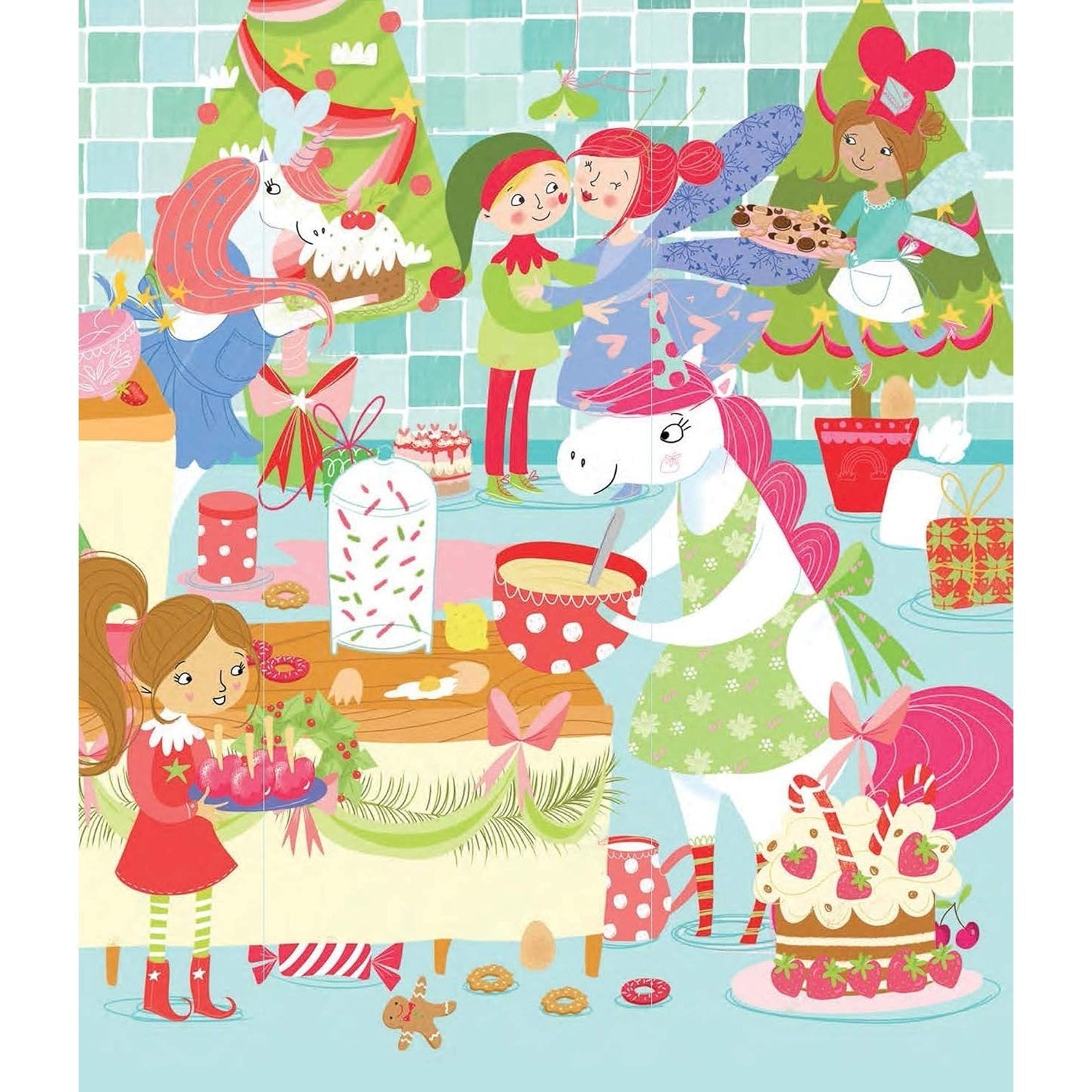 Magical Unicorn Christmas Activity Book