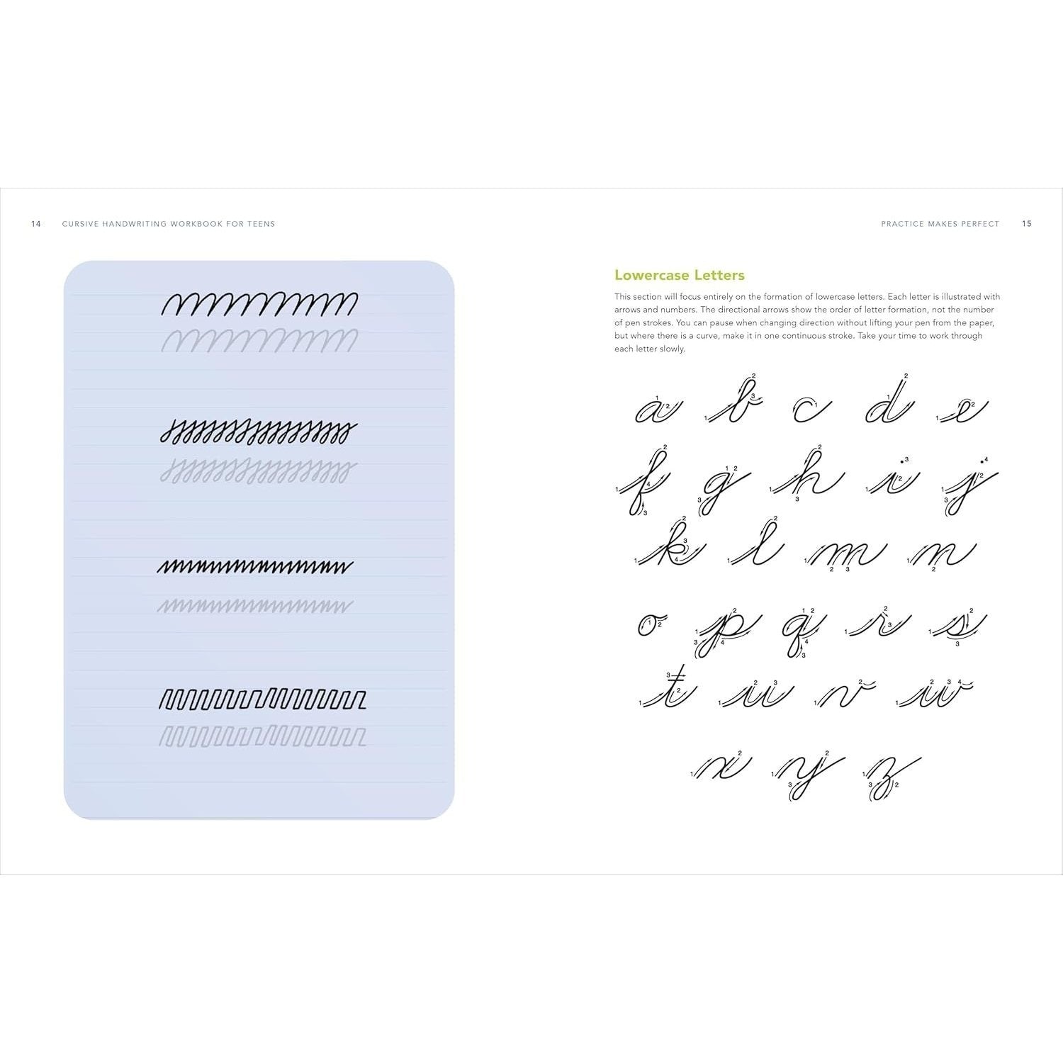 Cursive Handwriting Workbook for Teens: Exercises to Learn, Practice, and Improve