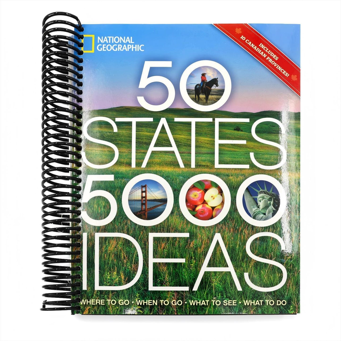 50 States, 5,000 Ideas: Where to Go, When to Go, What to See, What to Do (Spiral Bound)