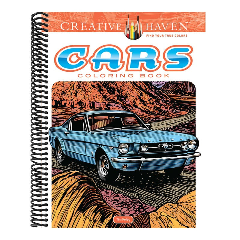 Creative Haven Cars Coloring Book