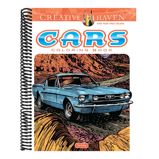 Creative Haven Cars Coloring Book