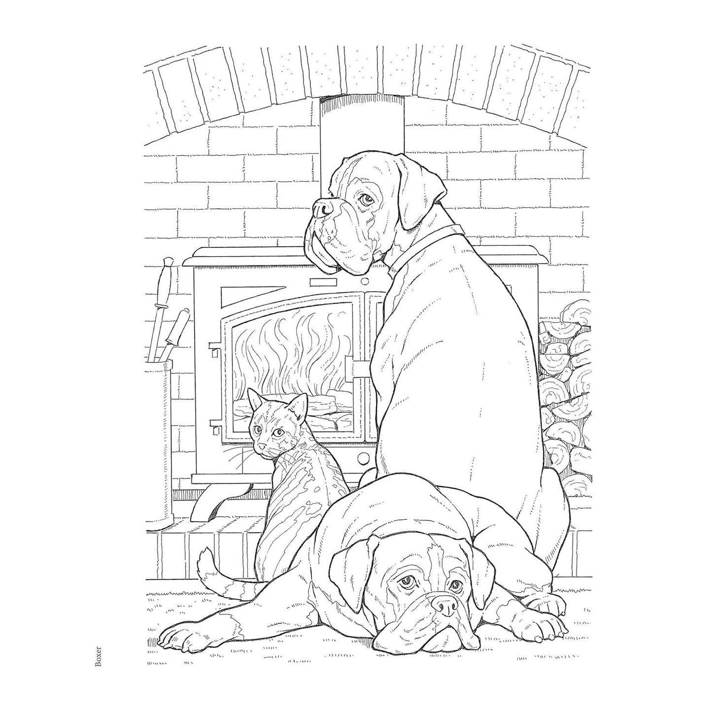 Creative Haven the Dog Lovers' Coloring Book