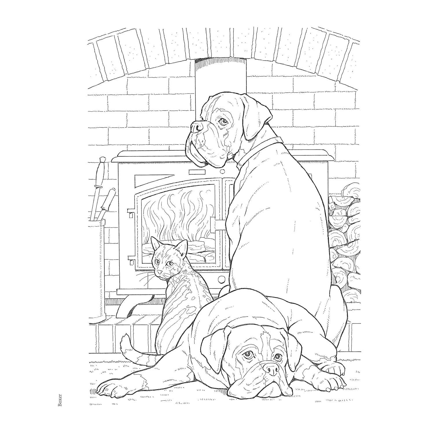 Creative Haven the Dog Lovers' Coloring Book