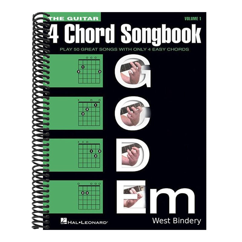 The Guitar 4-Chord Songbook G-C-D-Em Beginner Guitar Songbook with Lyrics, Chords, and Tablature Play 50 Classic Rock, Country, Folk, and Pop Songs Using