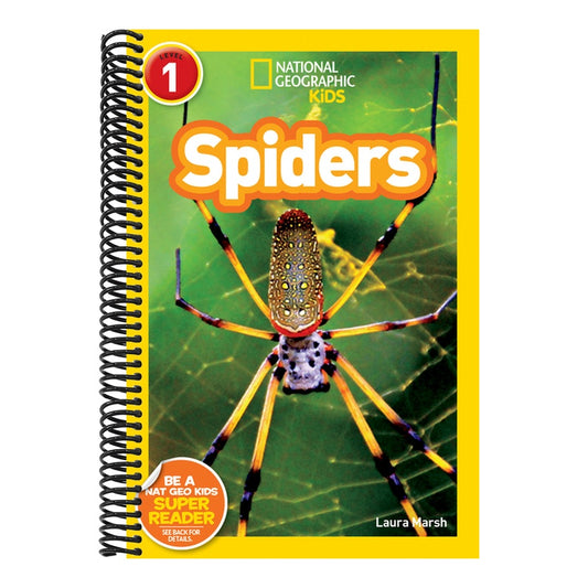 Spiders (National Geographic Readers, Level 1) (National Geographic Kids Readers) (Spiral Bound)
