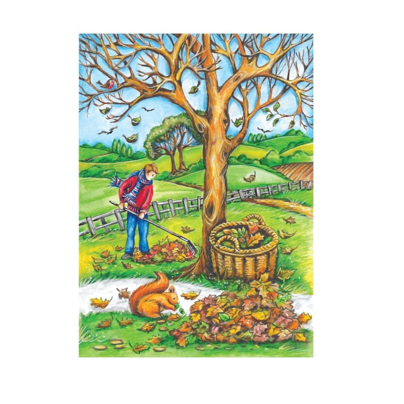 Creative Haven Autumn Scenes Coloring Book
