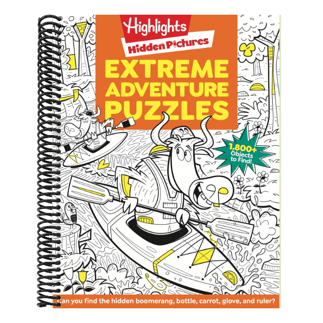 Extreme Adventure Puzzles (Highlights Hidden Pictures) (Spiral Bound)