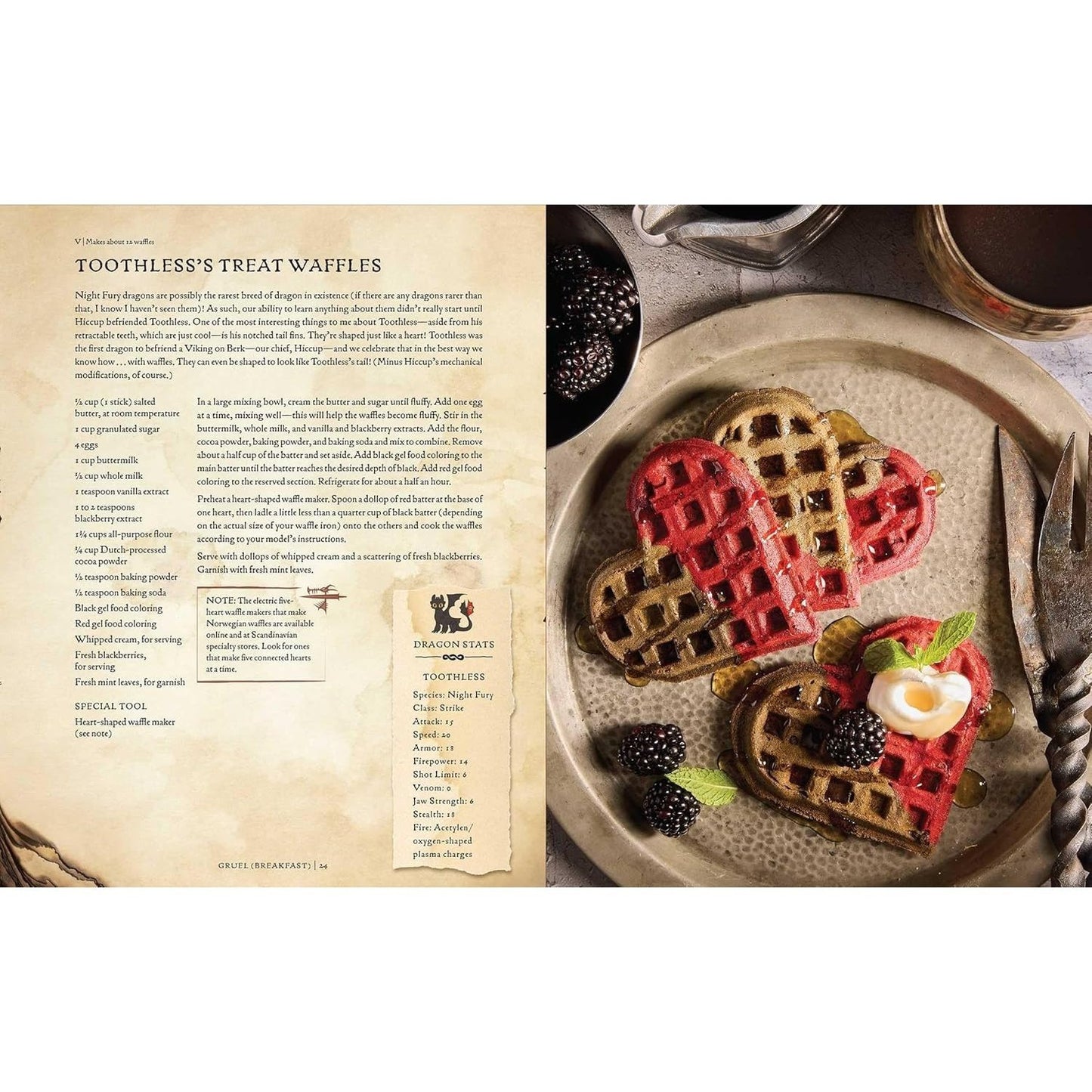 DreamWorks Dragons: Recipes from the Isle of Berk [Official Cookbook]: A Book of Feasts, Drinks, Desserts . . . and Dragons