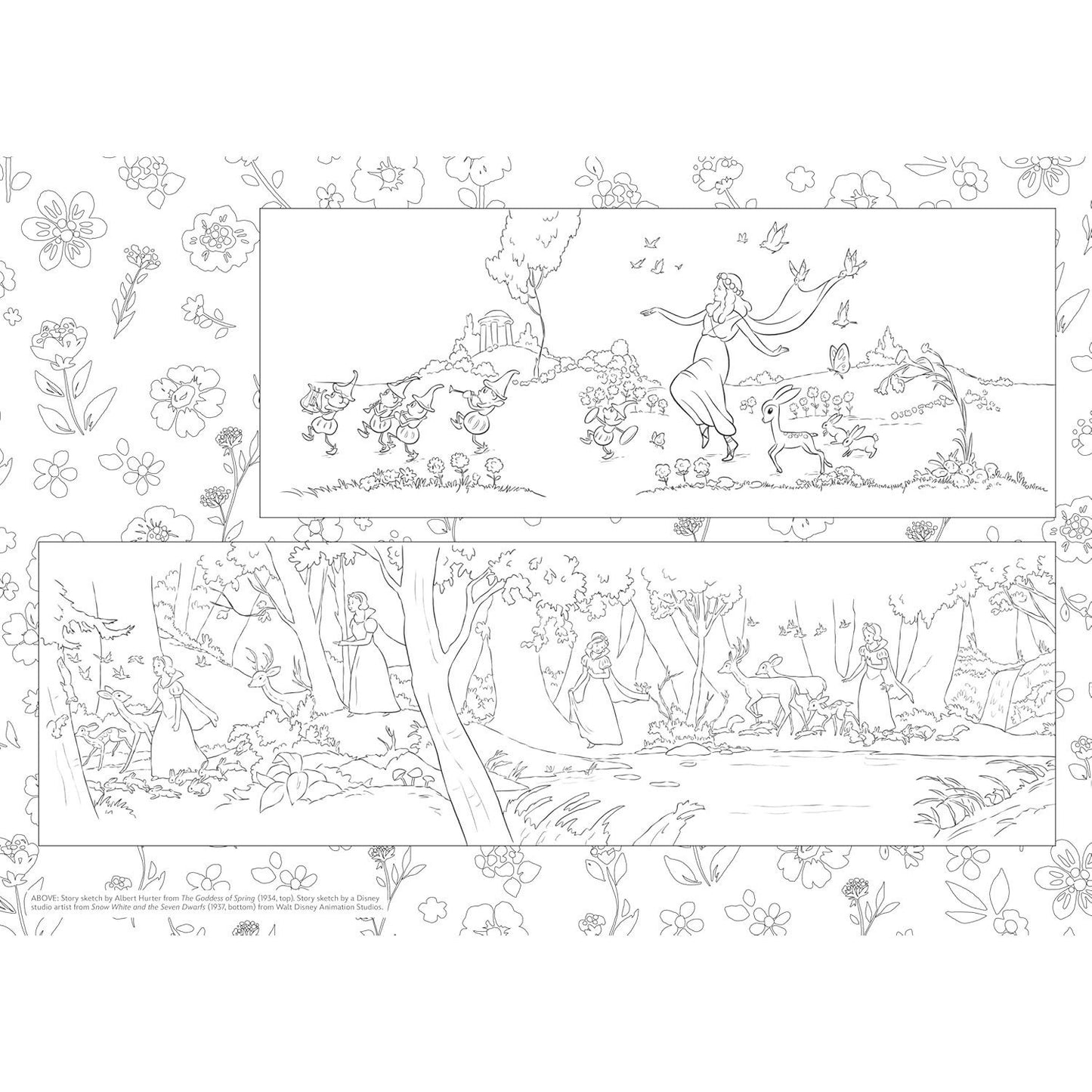 Art of Coloring: Disney 100 Years of Wonder: 100 Images to Inspire Creativity (Spiral Bound)