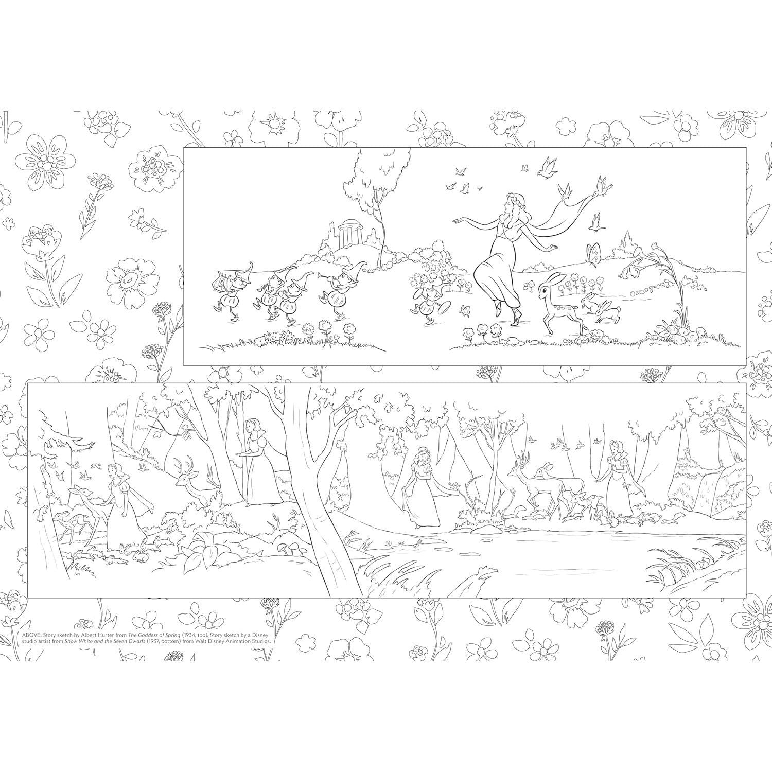 Art of Coloring: Disney 100 Years of Wonder: 100 Images to Inspire Creativity (Spiral Bound)