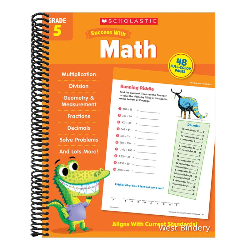 Scholastic Success with Math Grade 5 Workbook
