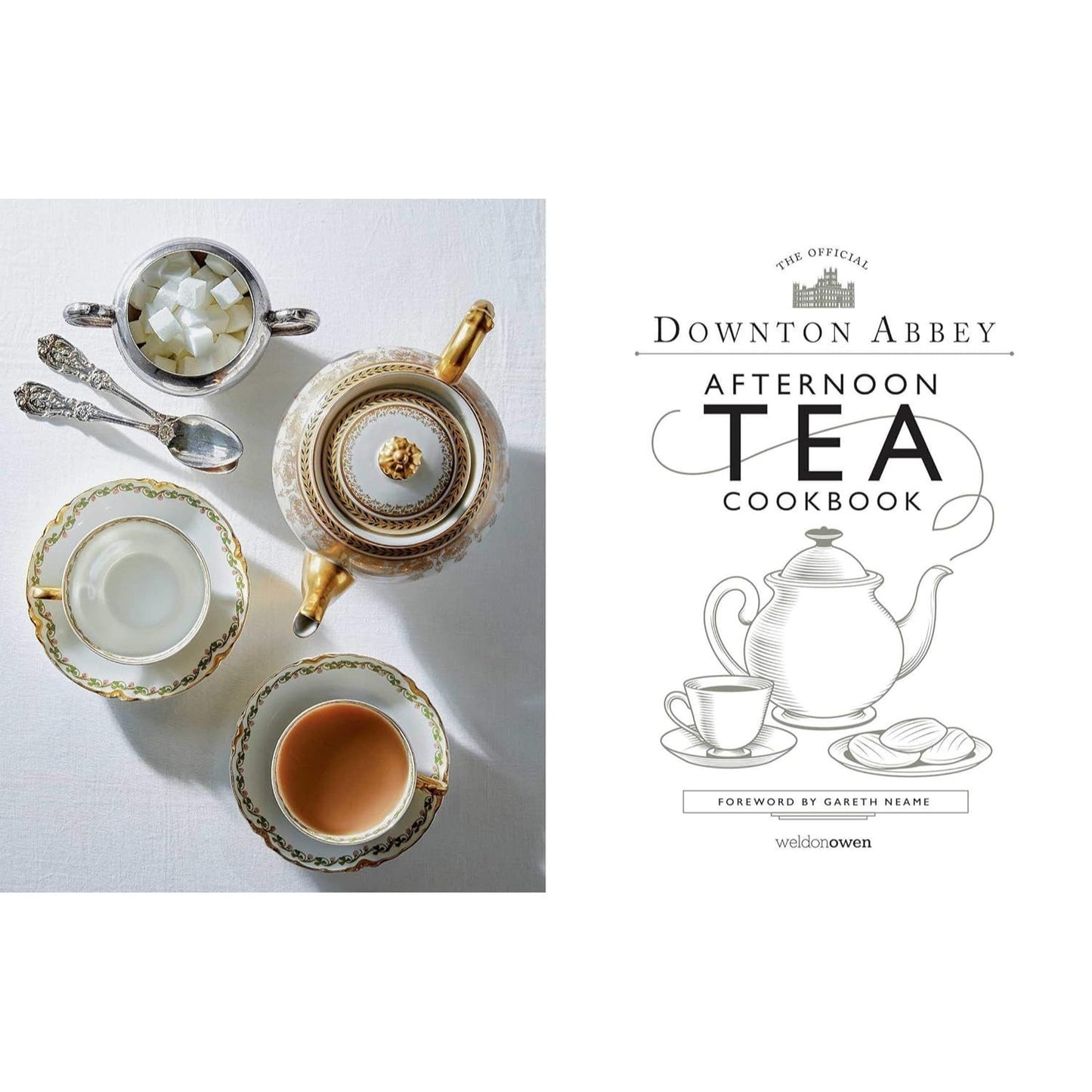 The Official Downton Abbey Afternoon Tea Cookbook: Teatime Drinks, Scones, Savories & Sweets (Downton Abbey Cookery)