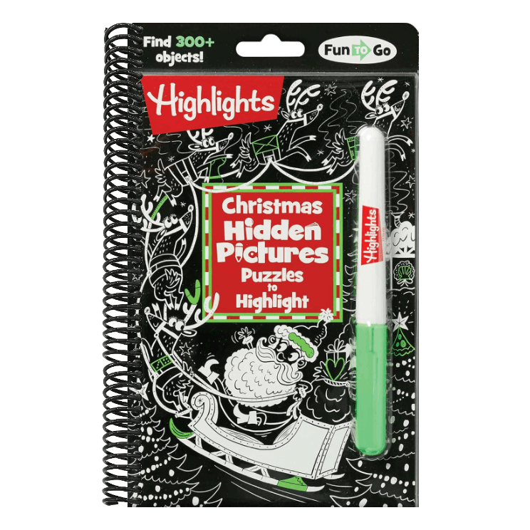 Christmas Hidden Pictures Puzzles to Highlight: Activity Book with Winter Puzzles, Over 300 Hidden Objects and Bright Highlighter Fun