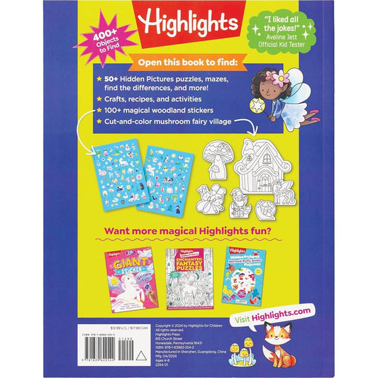 Magical Woodland Hidden Pictures Deluxe: 96 Pages of Magical Recipes, Crafts, Forest Puzzles and Stickers, Search for Mushrooms, Gnomes, Woodland Anim (Highlights Hidden Pictures) (Spiral Bound)