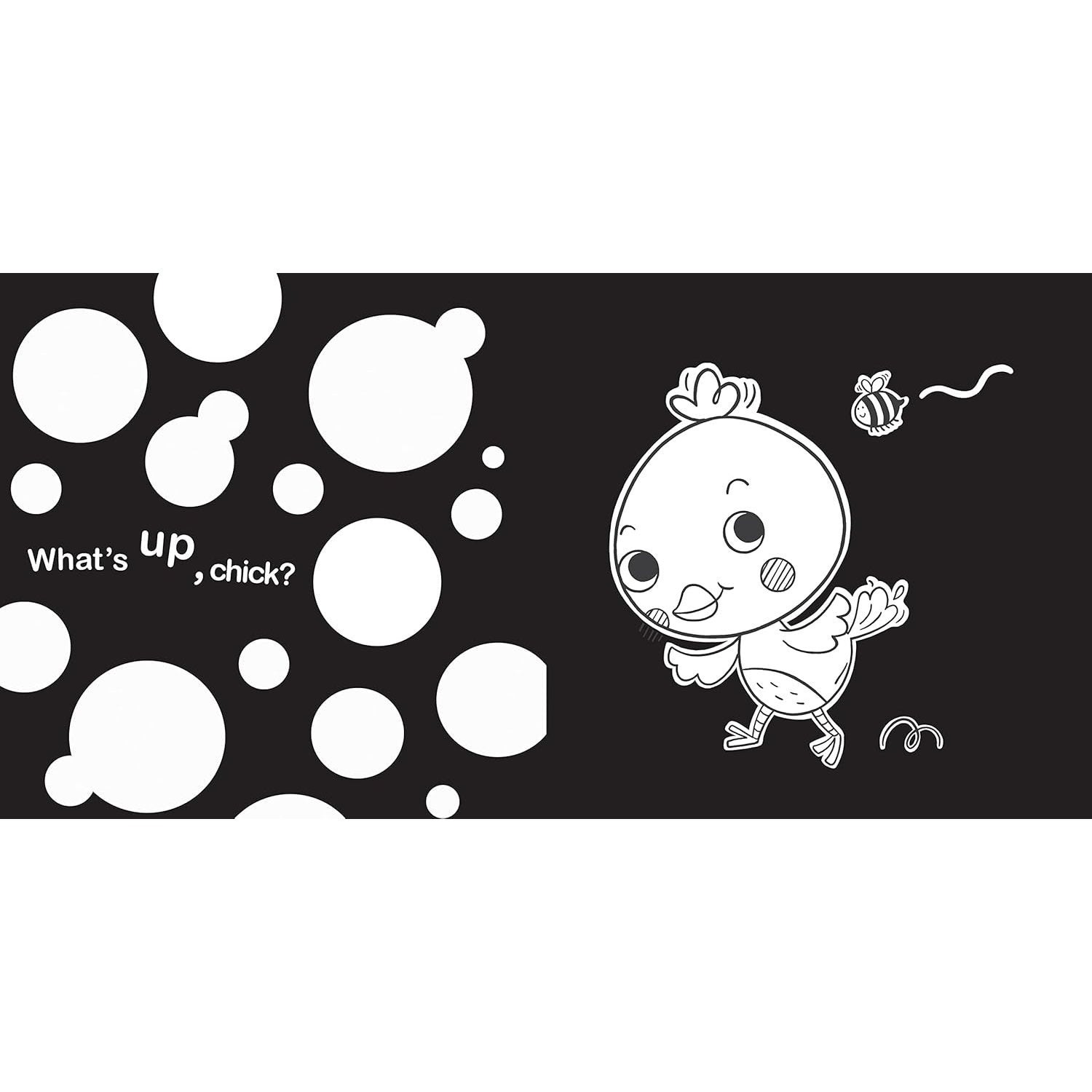 Hello, Baby Animals: A Durable High-Contrast Black-And-White Board Book for Newborns and Babies