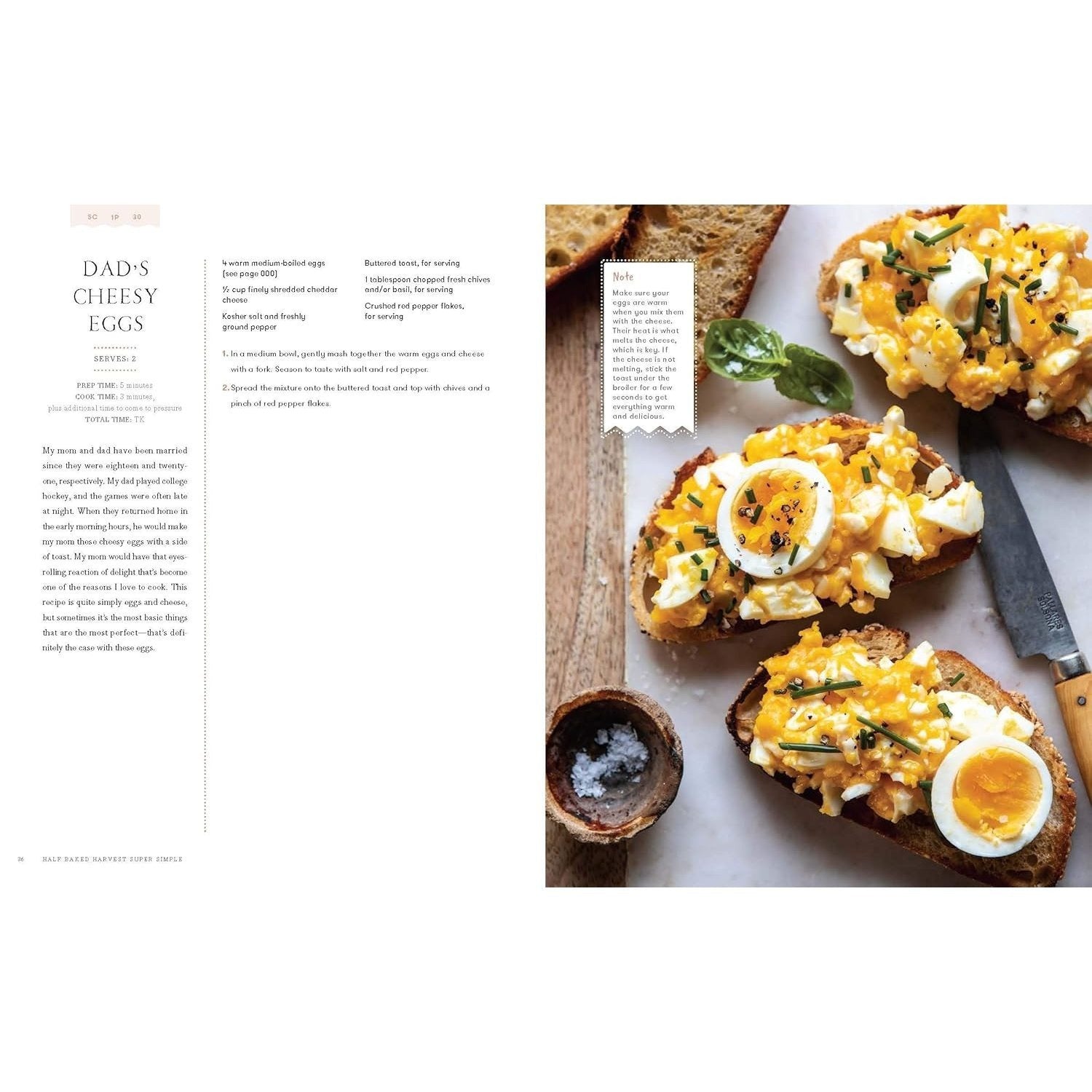 Half Baked Harvest Super Simple: More Than 125 Recipes for Instant, Overnight, Meal-Prepped, and Easy Comfort Foods: A Cookbook (Spiral Bound)