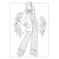Creative Haven Fabulous Fashions of the 1970s Coloring Book