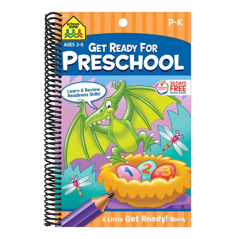School Zone Get Ready for Preschool! Tablet Workbook