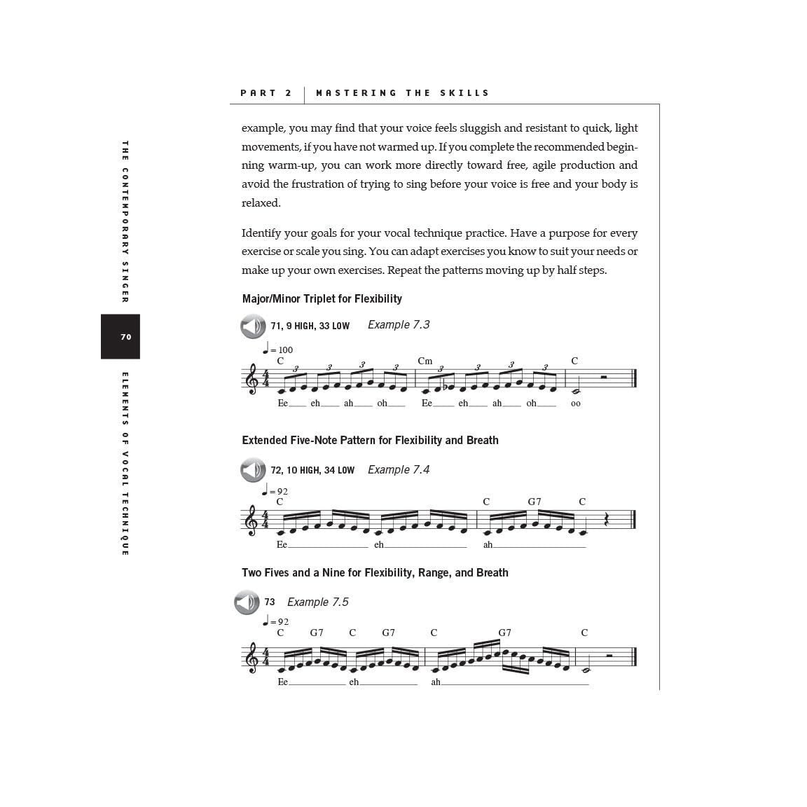 The Contemporary Singer - 2nd Edition Elements of Vocal Technique Book/Online Audio (Revised)