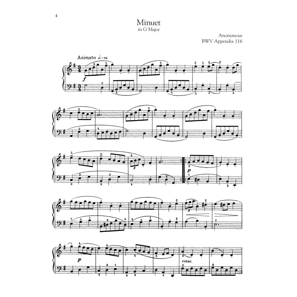Selected Piano Masterpieces - Schirmer S Library Volume 2128 Early Intermediate Classical Piano Pieces Bach Schumann Czerny and More