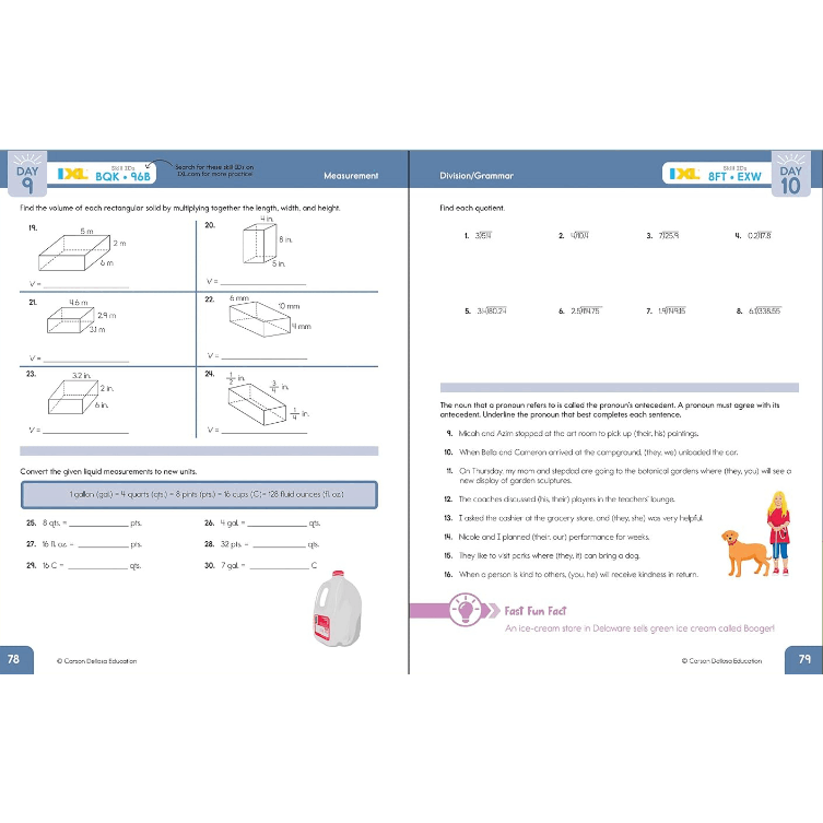Summer Bridge Activities, Grades 5 - 6