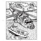 Planes and Helicopters Magic Painting Book