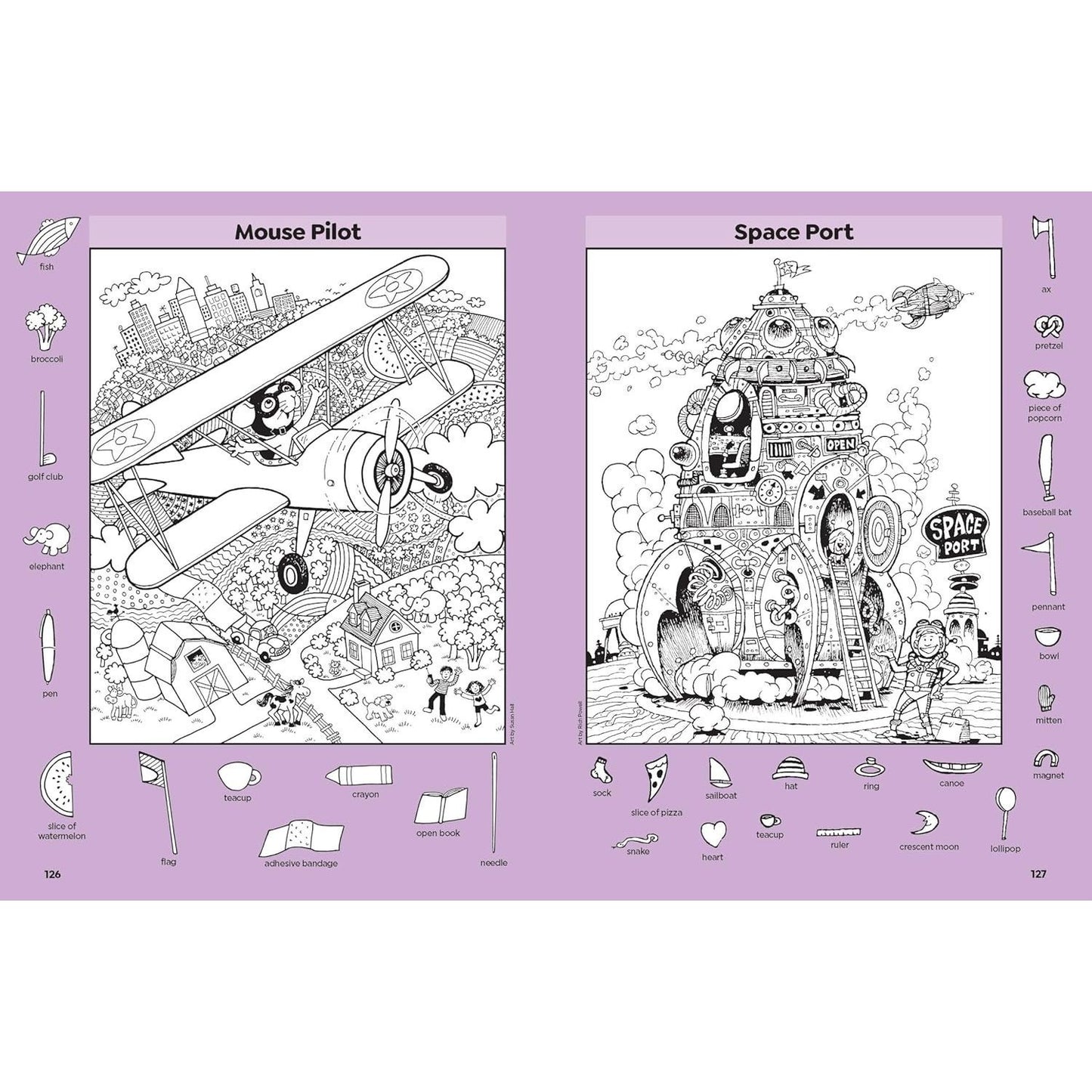 Travel Puzzles: Kids Travel Activity Book with Over 100 Hidden Picture Puzzles, Highlights Travel Games for Ages 6-12, Great Travel Gift for Road Trip