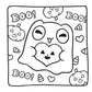 Comfy Buddies: A Creepy Sweet Coloring Book