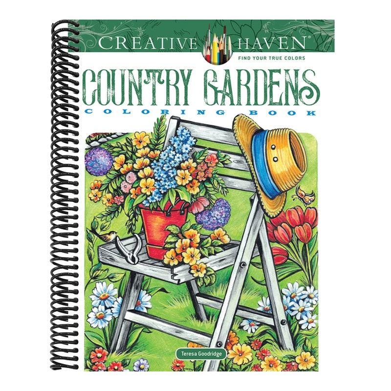Creative Haven Country Gardens Coloring Book