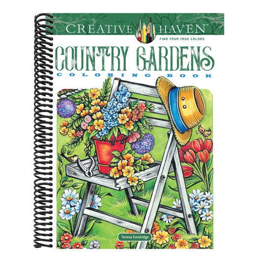 Creative Haven Country Gardens Coloring Book
