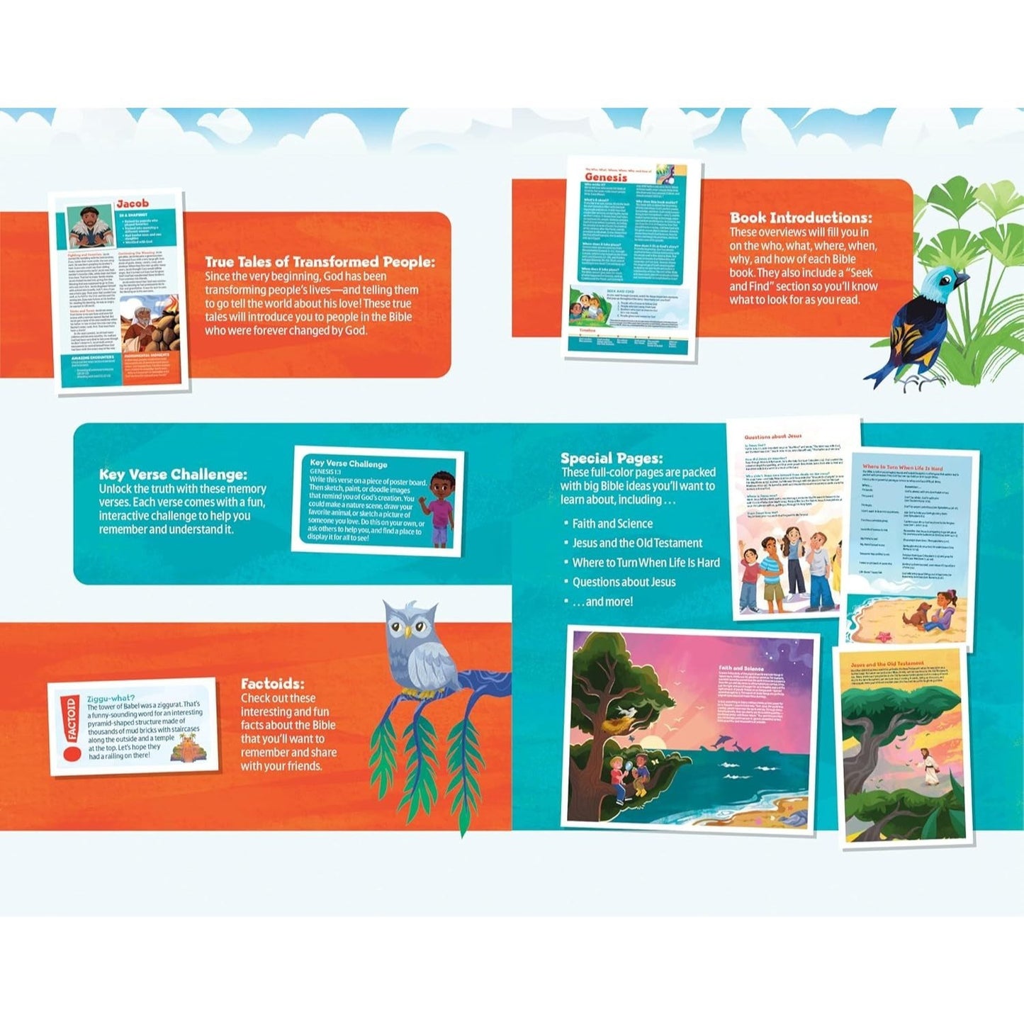 NLT Go Bible for Kids (Leatherlike, Blue Mountains): A Life-Changing Bible for Kids