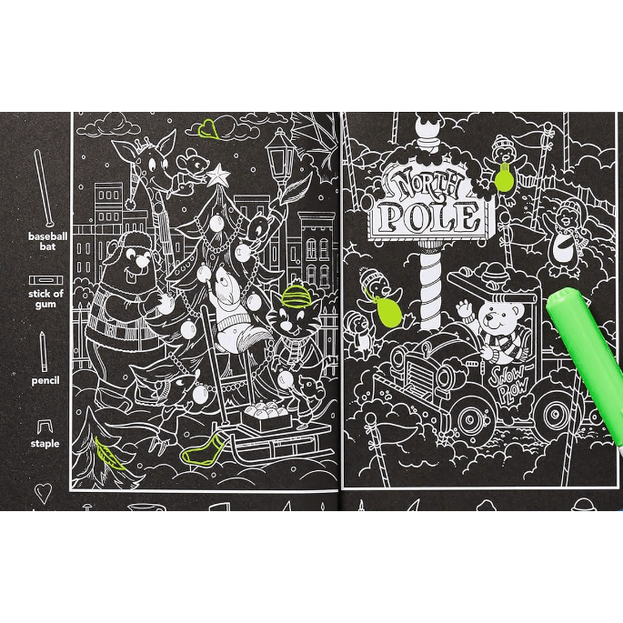 Christmas Hidden Pictures Puzzles to Highlight: Activity Book with Winter Puzzles, Over 300 Hidden Objects and Bright Highlighter Fun