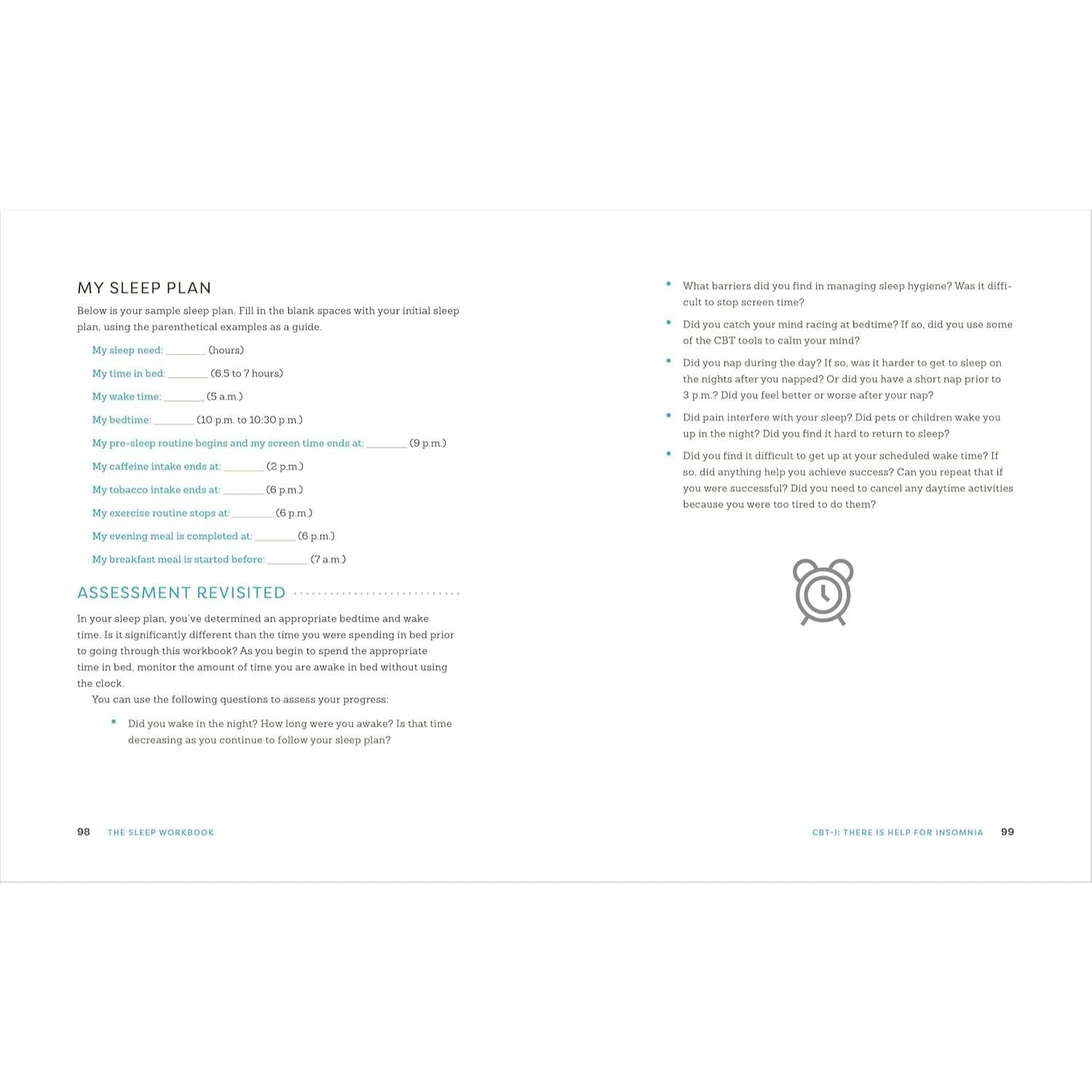 The Sleep Workbook: Easy Strategies to Break the Anxiety-Insomnia Cycle