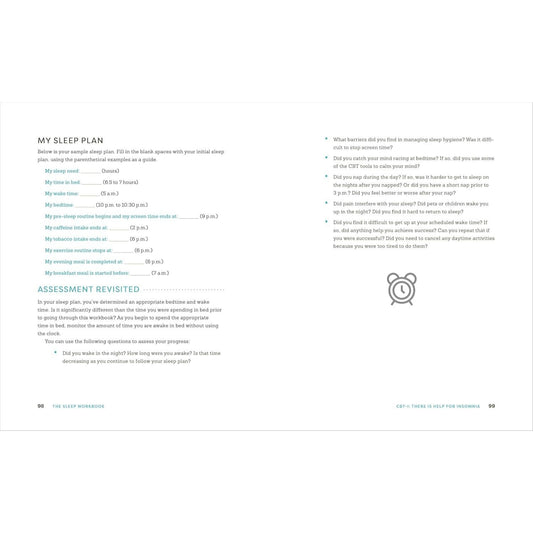 The Sleep Workbook: Easy Strategies to Break the Anxiety-Insomnia Cycle