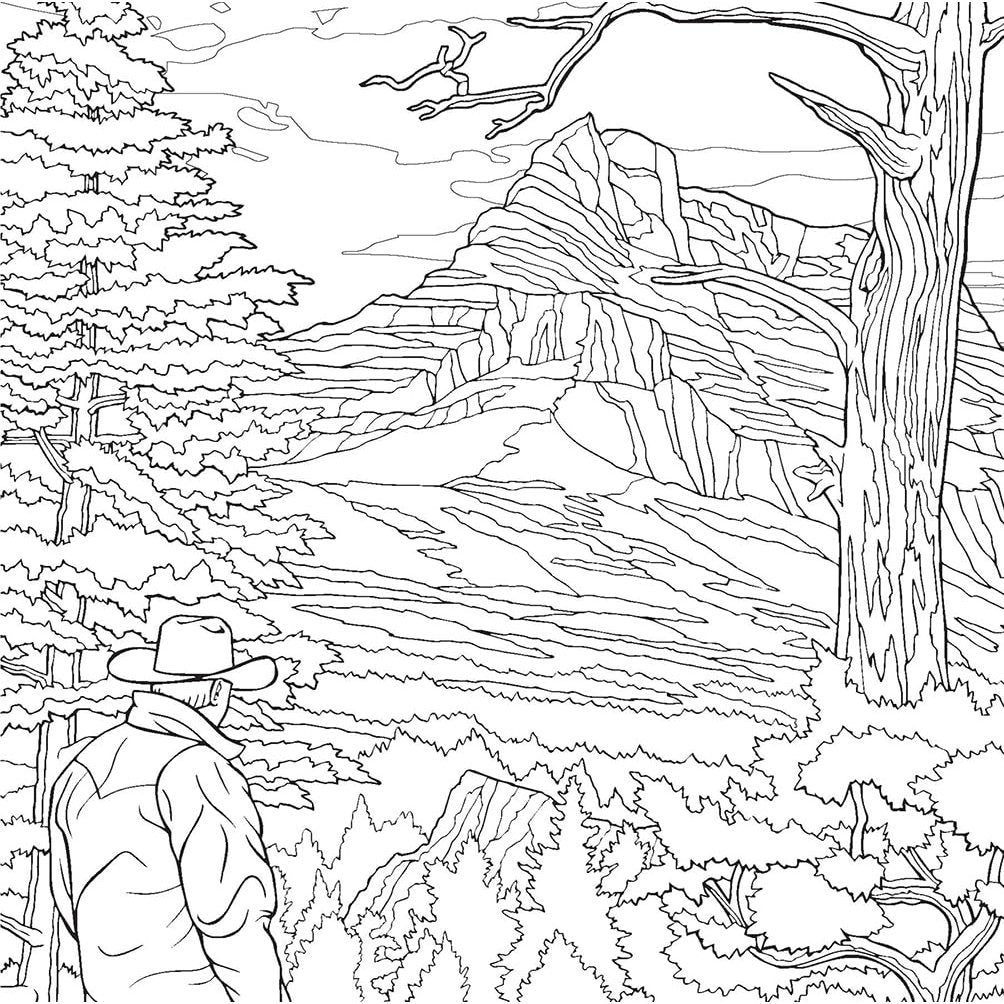 The Unofficial Yellowstone Coloring Book