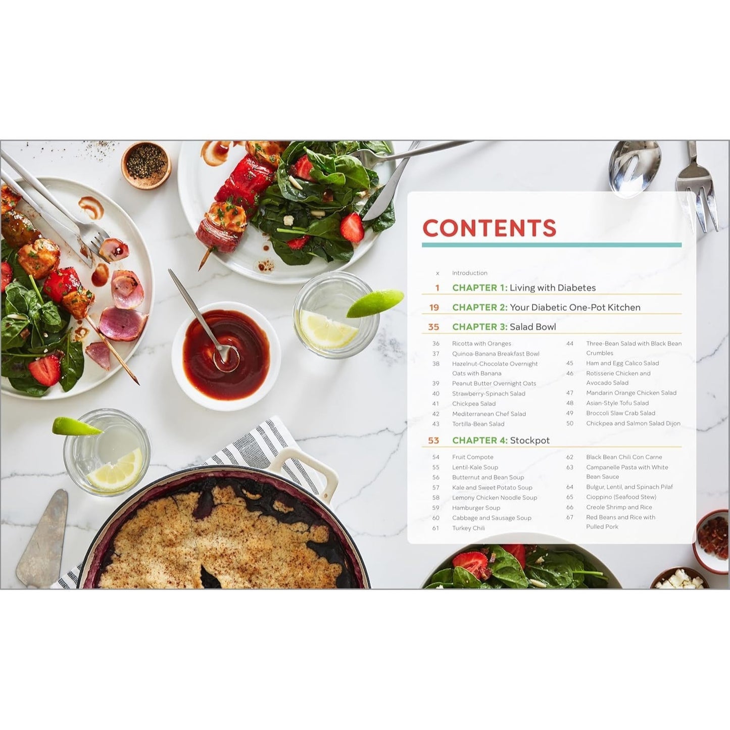 The One-Pot Diabetes Cookbook: Effortless Meals for Your Dutch Oven, Pressure Cooker, Sheet Pan, Skillet, and More