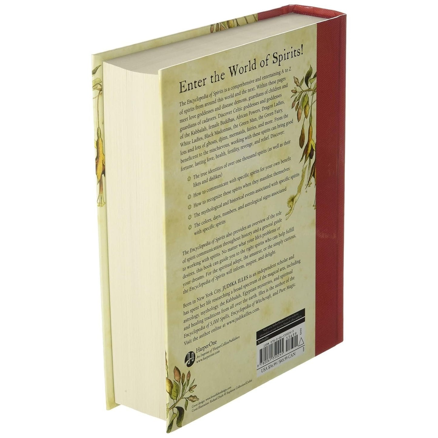 The Encyclopedia of Spirits: The Ultimate Guide to the Magic of Fairies, Genies, Demons, Ghosts, Gods and Goddesses (Witchcraft & Spells) (Spiral Bound)