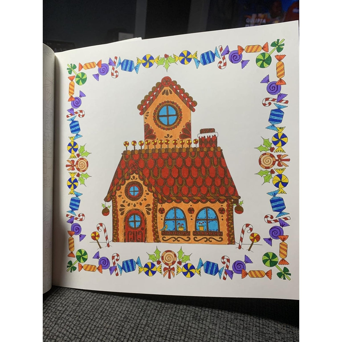 Johanna's Christmas: A Festive Coloring Book for Adults (Spiral Bound)