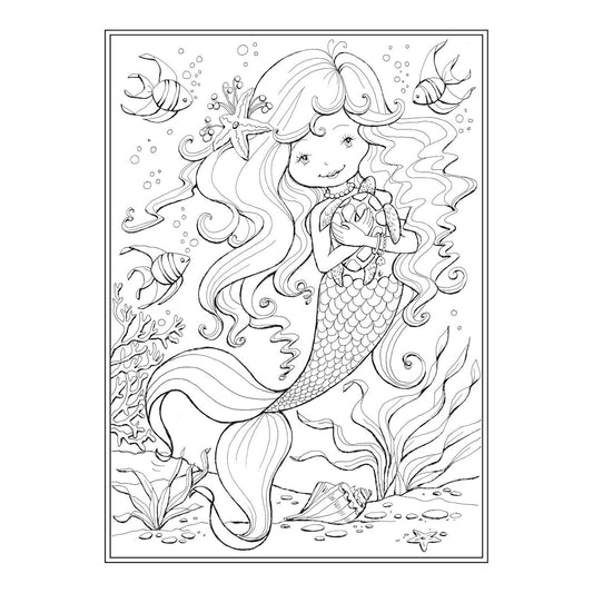 Little Mermaid Friends Coloring Book