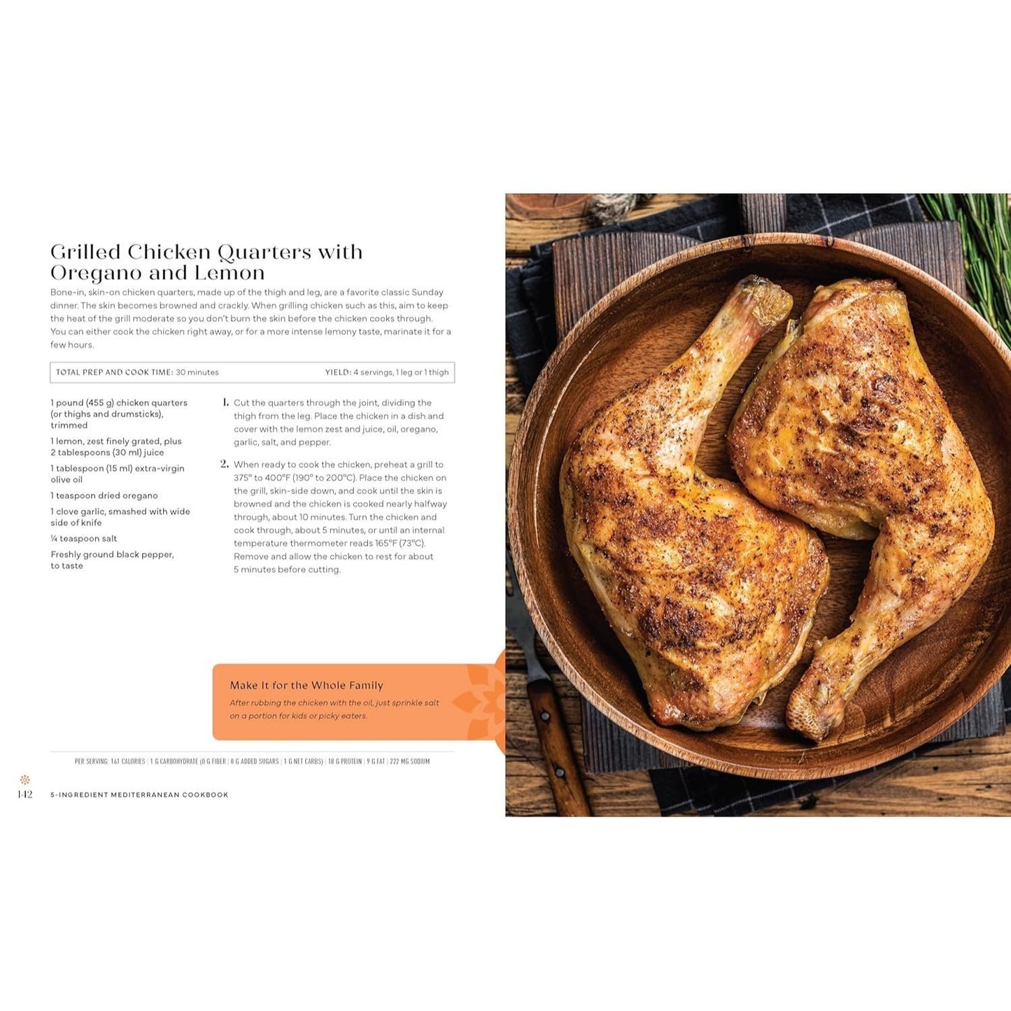 5-Ingredient Mediterranean Cookbook: Amazingly Healthy Quick-Fix Meals
