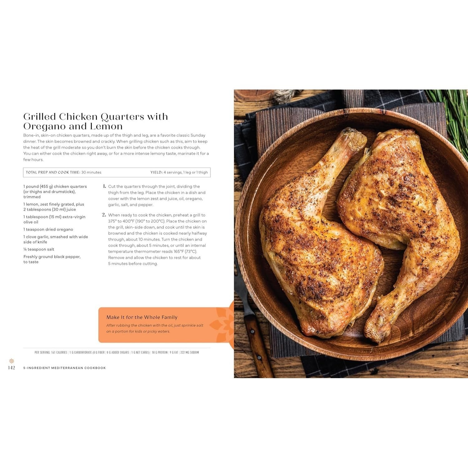 5-Ingredient Mediterranean Cookbook: Amazingly Healthy Quick-Fix Meals
