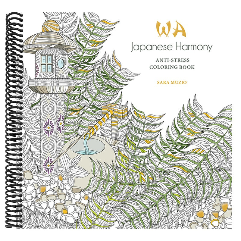 Japanese Harmony Coloring Book: Anti-Stress Coloring Book