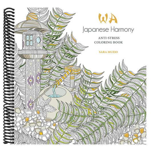 Japanese Harmony Coloring Book: Anti-Stress Coloring Book