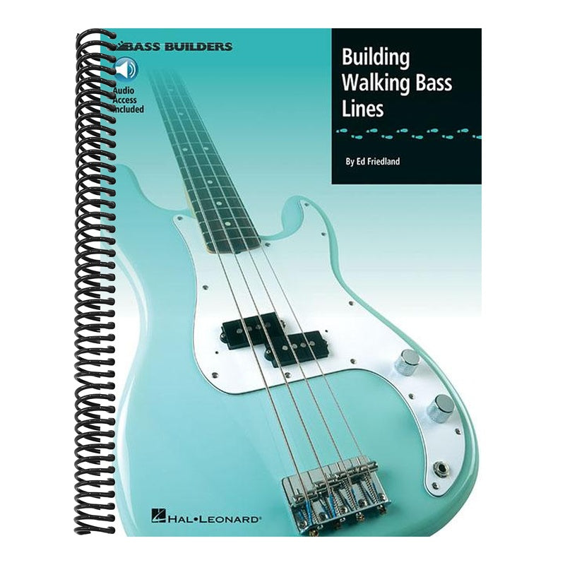 Building Walking Bass Lines Jazz and Blues Bass Instruction Book Online Audio Included Hal Leonard Bass Builders Series
