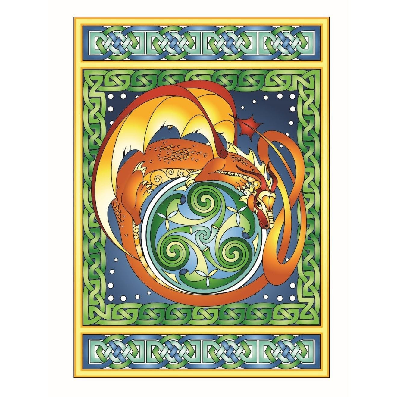 Creative Haven Celtic Fantasy Coloring Book