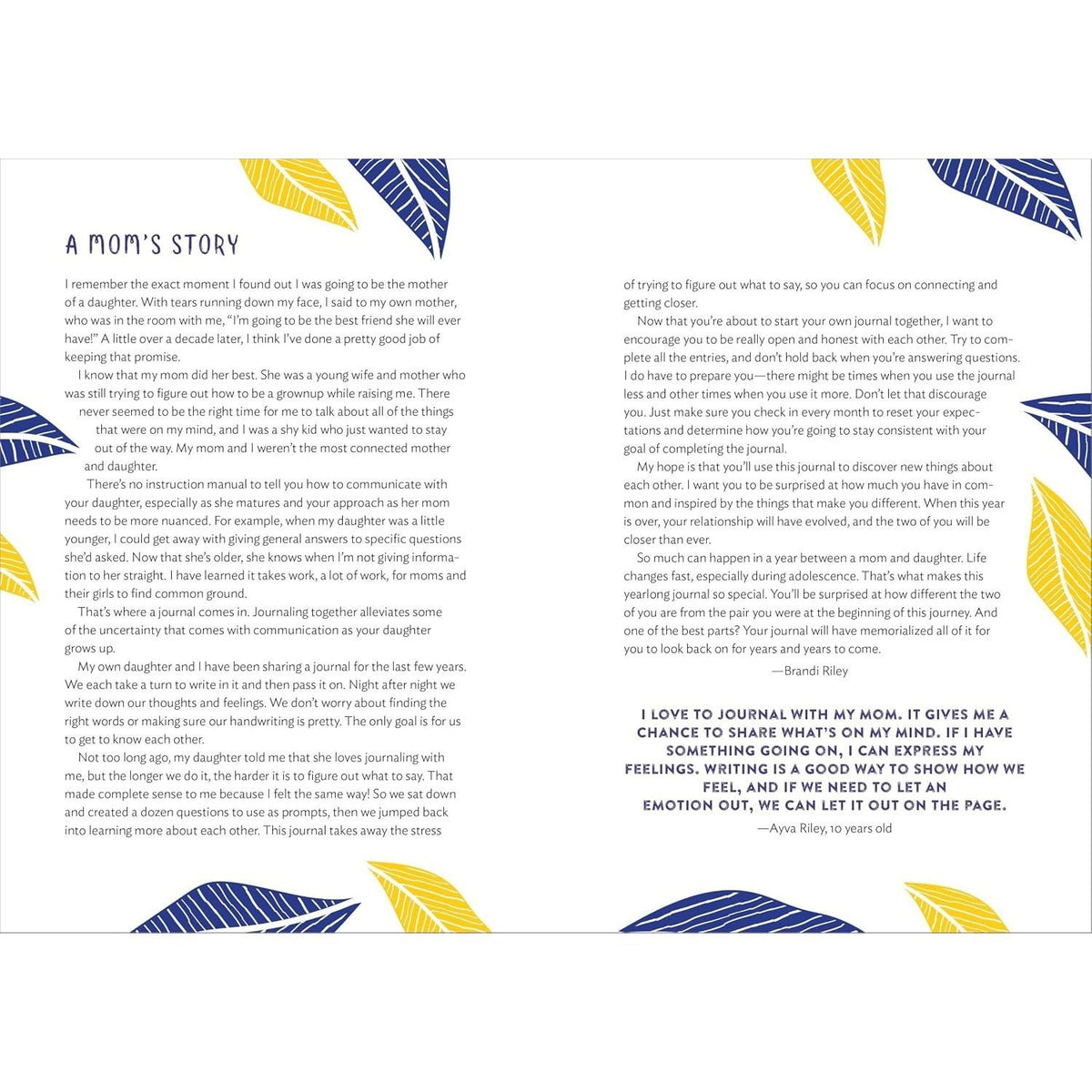 Just Us Girls: A Shared Journal for Moms and Daughters