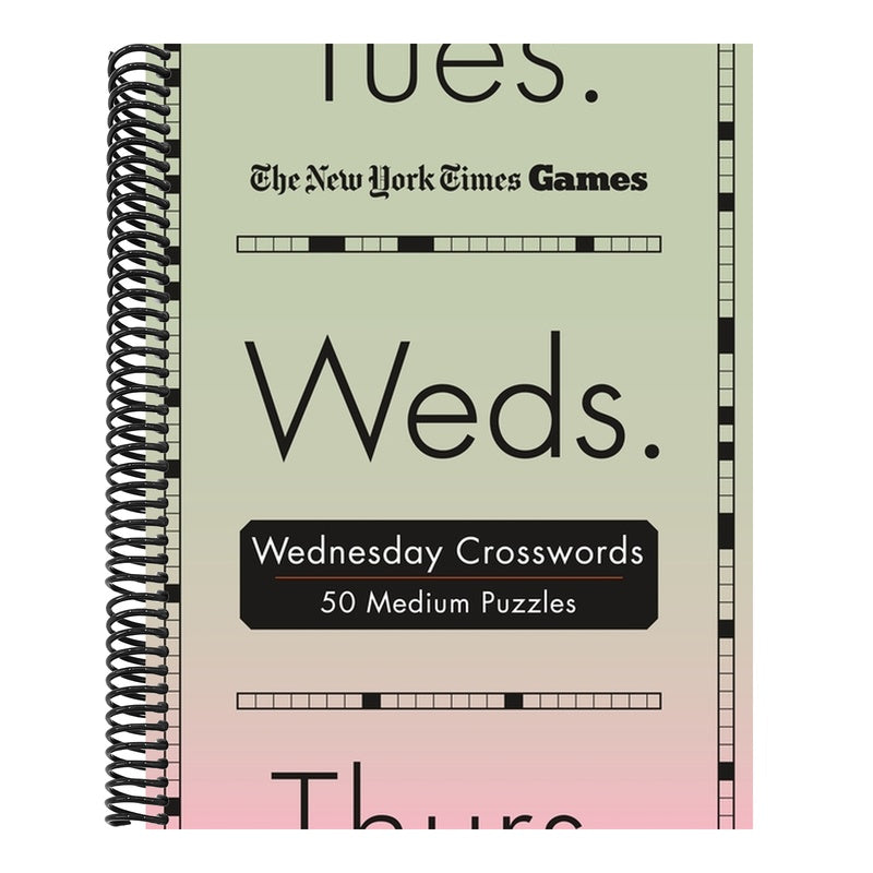 New York Times Games Wednesday Crosswords: 50 Medium Puzzles