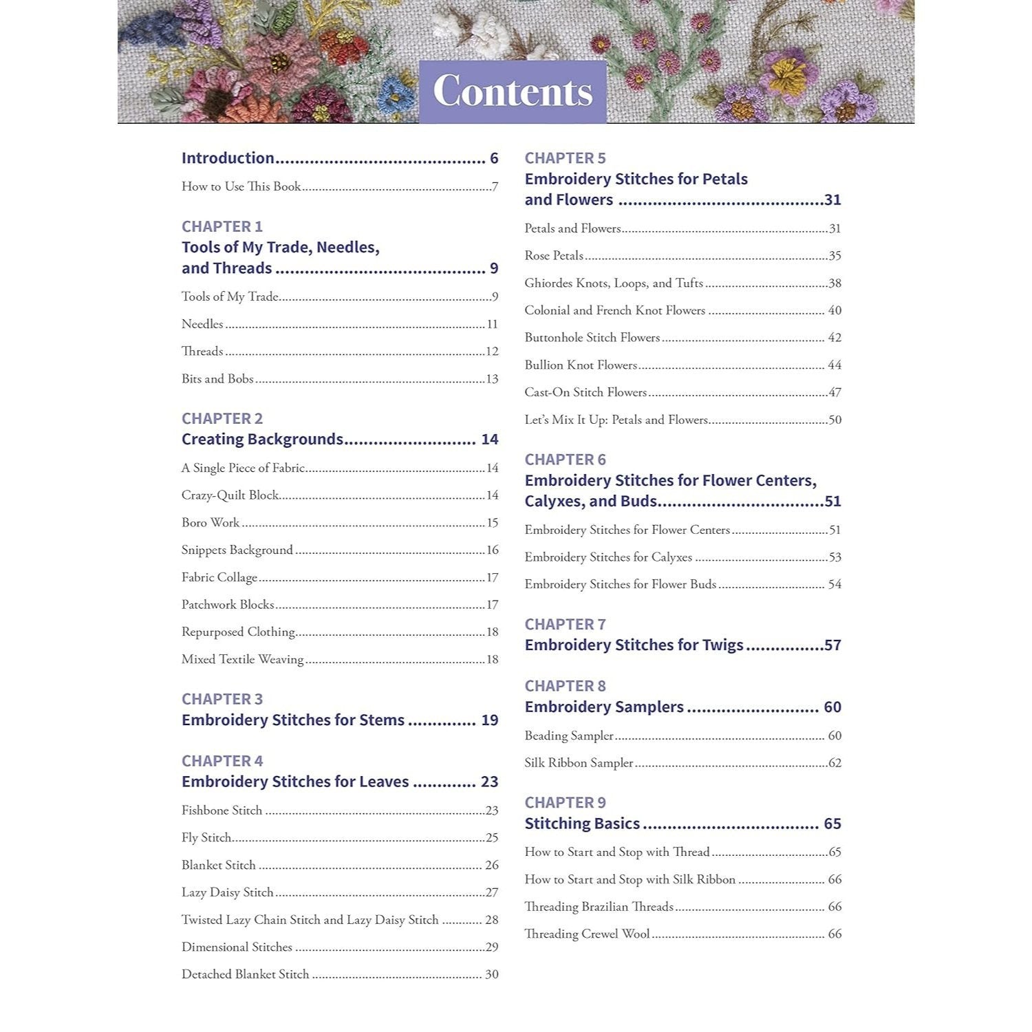 Foolproof Flower Embroidery: 80 Stitches & 400 Combinations in a Variety of Fibers; Add Texture, Color & Sparkle to Your Organic Garden (Spiral Bound)